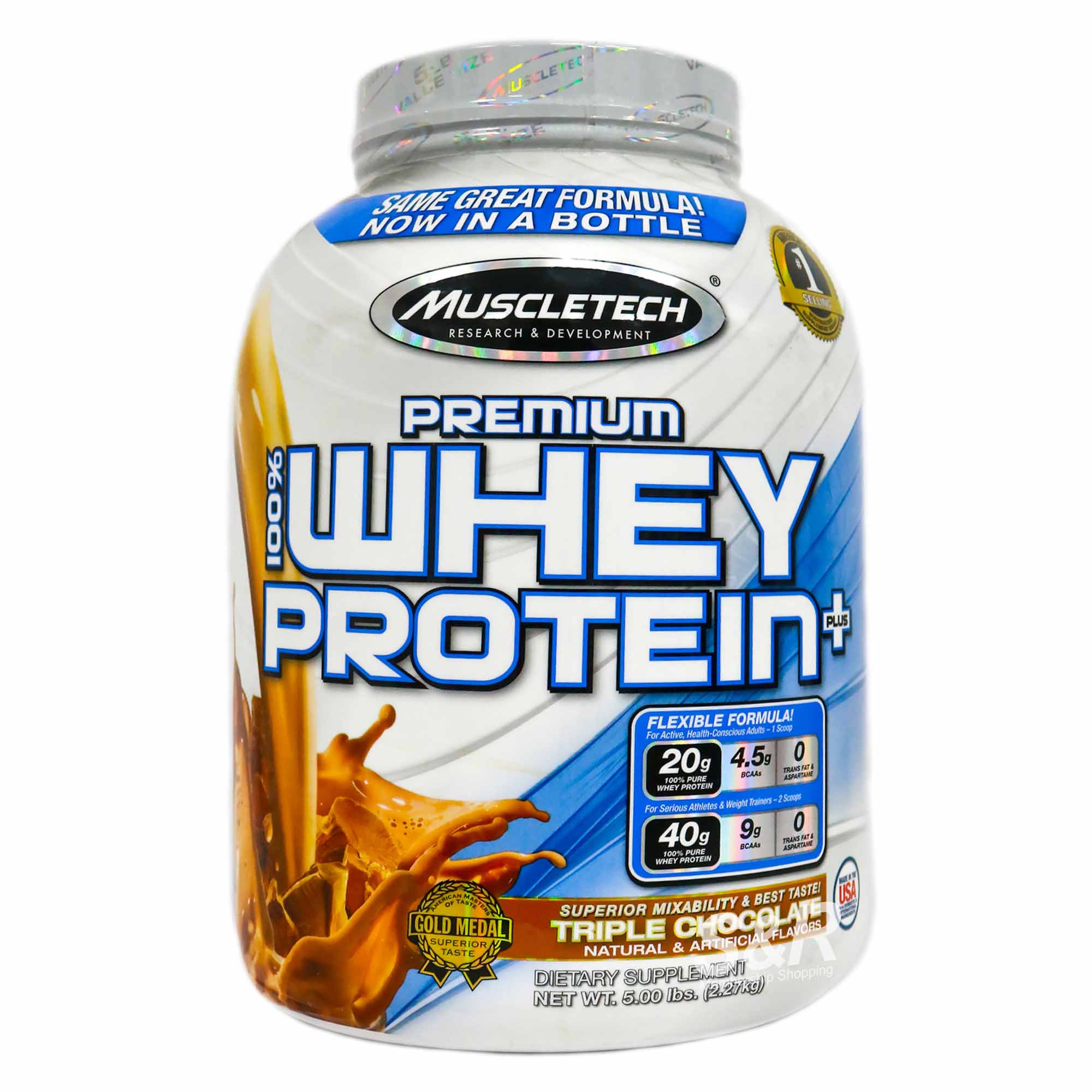 Muscletech Premium Whey Protein Plus Deluxe Chocolate 2.27kg Muscletech Premium Whey Protein Plus Deluxe Chocolate 2.27kg